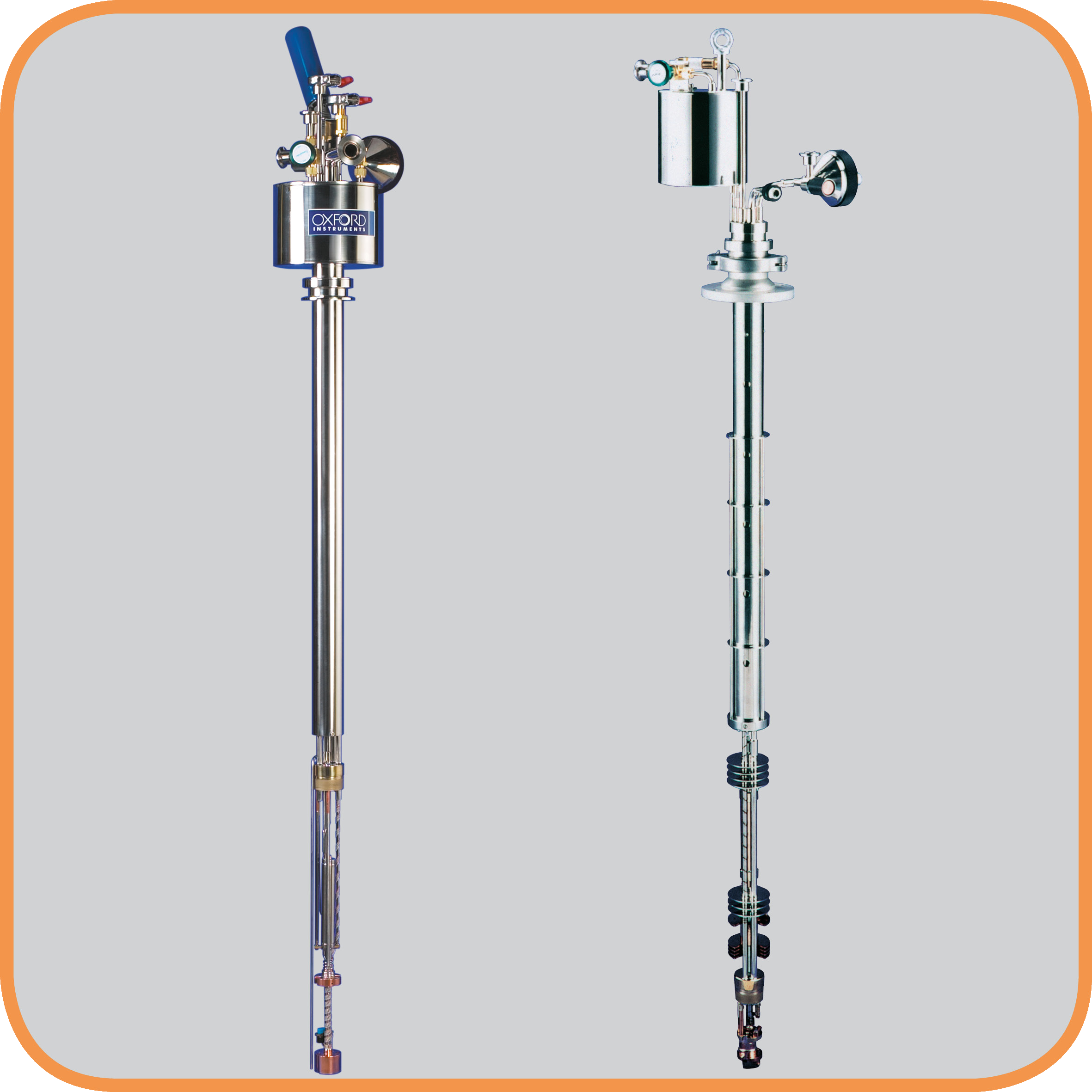 Heliox ³He  dipstick insert system compatible with cryostats